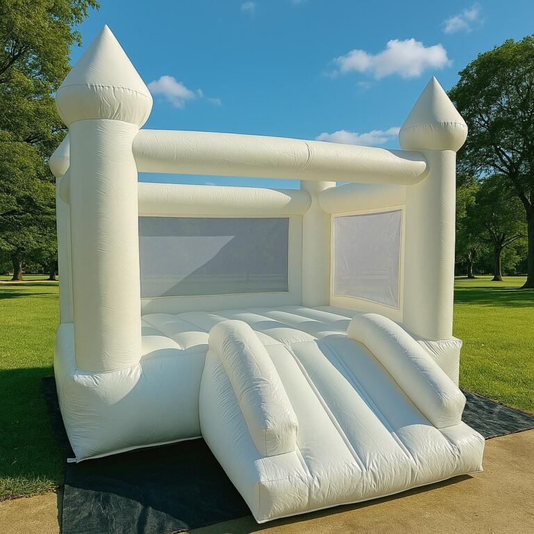 Home White bounce house rentals for weddings in Katy TX