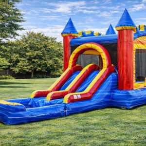 Mini Combo Double Multicolor Water Slide Rental
