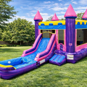 Mini Combo Pink Water Slide Rental