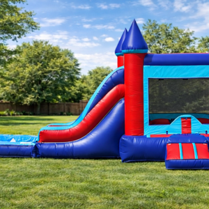 Mini Combo Blue/Red Water Slide Rental