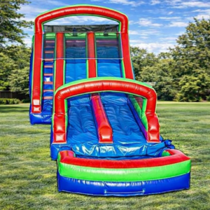 14ft Double Lane Multicolor Water Slide Rental