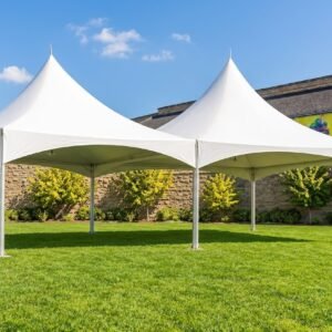 20x40 heavy duty commercial party tent rental for weddings and events in Katy and Fulshear TX